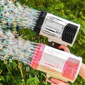 Pistola de burbujas LED de 69 orificios | BUBBLEPUFF