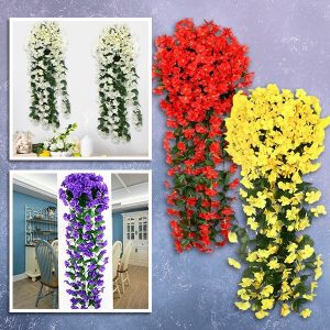 Ramo de flores artificiales colgantes | HANGROSE