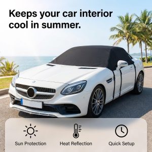 Protector solar reversible para parabrisas | CARCOVER